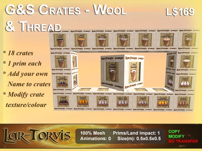 G&S Crates - Wool & Thread Pack  (Boxed)