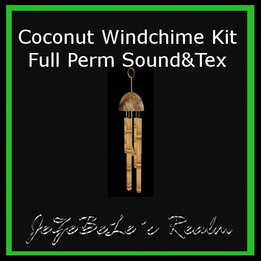 JDTUT Coconut Windchime Kit