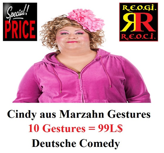 Cindy aus Marzahn Gestures Deutsche Comedy