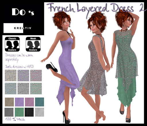 .:Do's:. French Layered Dress 2 Demo 