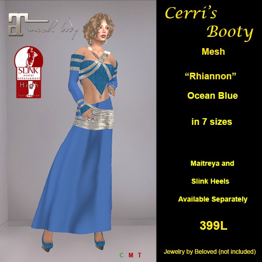Cerri's Rhiannon Ocean Blue