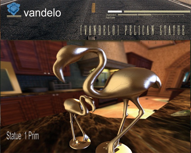 [vendelo] Pelican statue **1 Prim** 