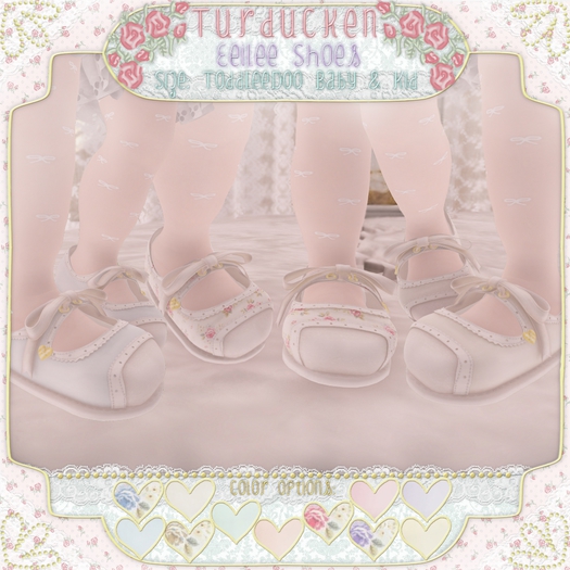 Second Life Marketplace Turducken ToddleeDoo Eeilee Shoes Peach {Box}