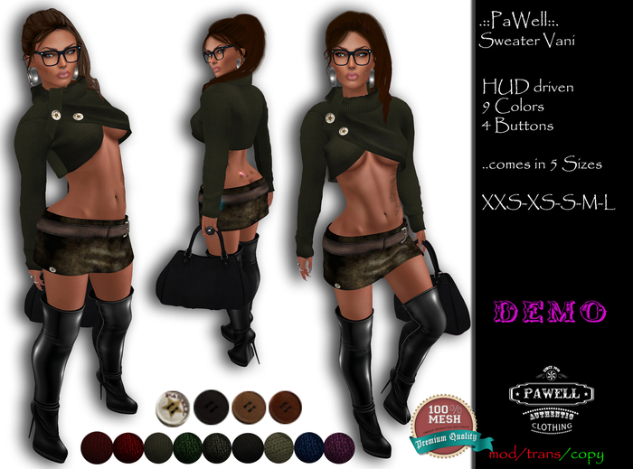 DEMO .::PaWell::. Vani Cropped Sweater