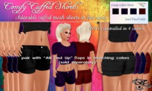 {Ms. B. Designs} Comfy Cuffed Jeweled Solids Shorts