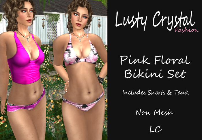 LC PInk Bikini set BOXED