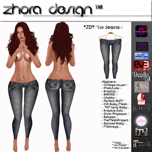 *ZD* Liv Jeans