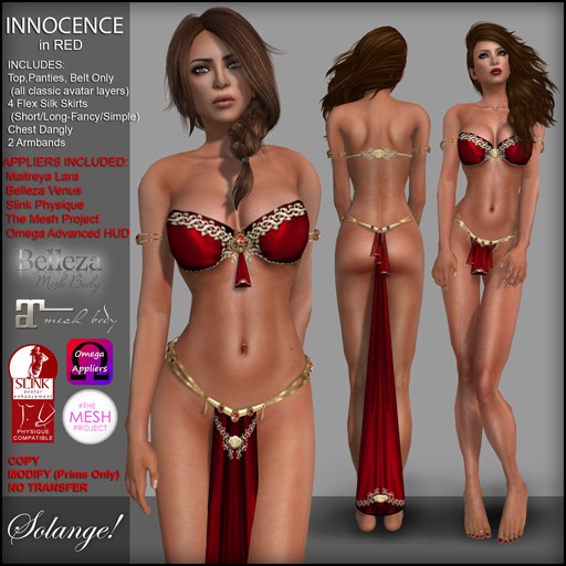 *Solange!* Innocence Silk - RED