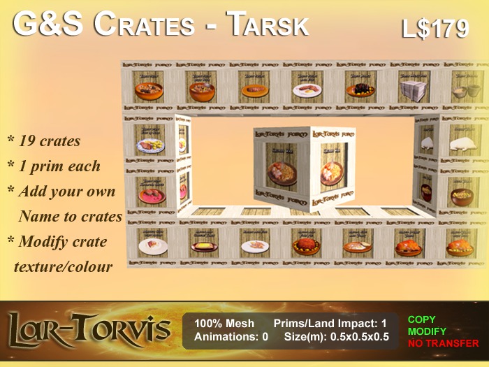 G&S Crates - Tarsk Pack  (Boxed)