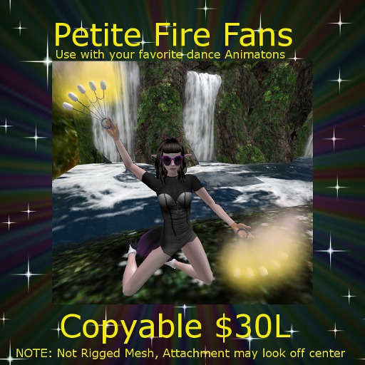 (JD) Petite Fire Fans