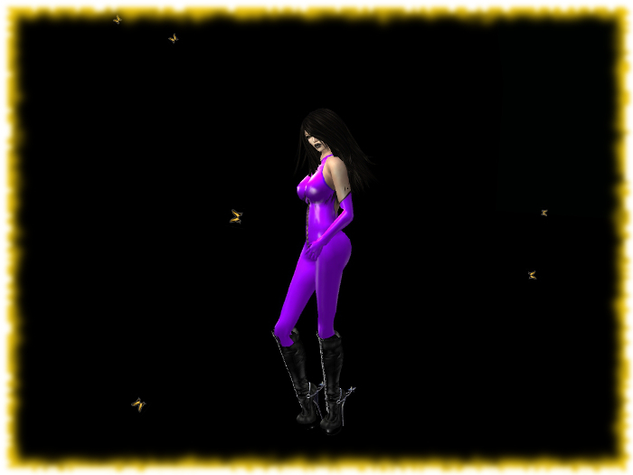 Butterfly Particle Emitter - Yellow