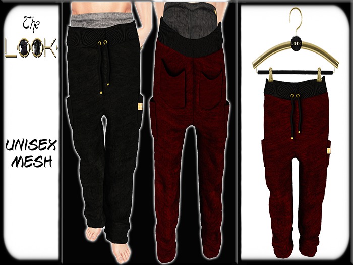 ! [L] ! Red Sweats Shopping Bag (Click)