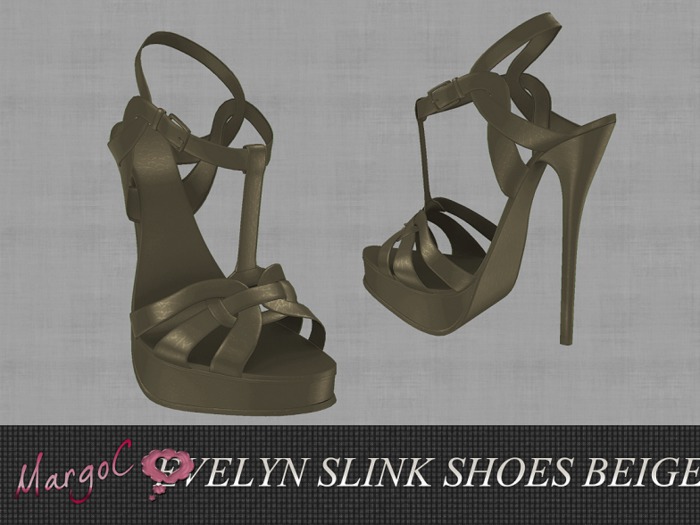 EVELYN SLINK SHOES BEIGE - MargoC