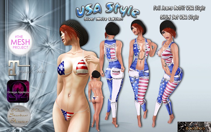 ..::BassAss::.. -USA Blue/White Set