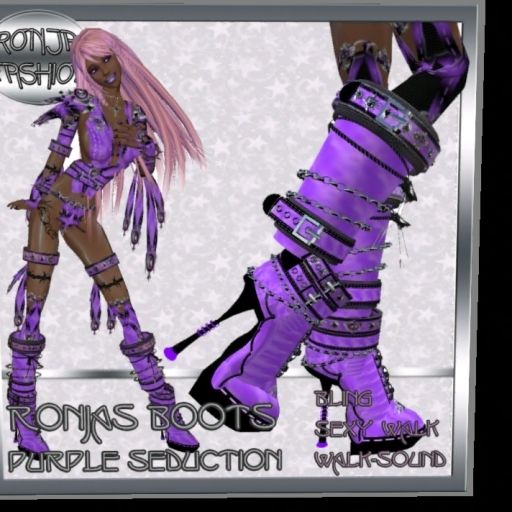 RONJAS Boots Purple Seduction (Resell-Box)