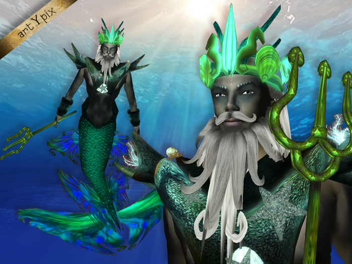 Merman Mermen Mermaid Poseidon
