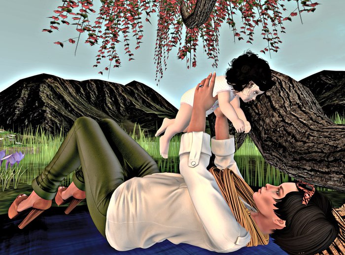 ..::ZerioN:: pose Mother and child