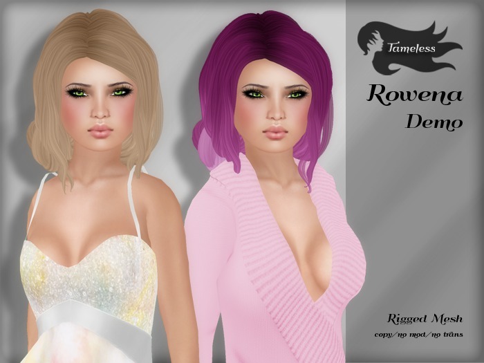 *NEW RELEASE* Tameless Hair Rowena (MESH) - DEMO