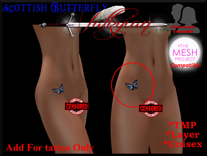 ~Valkyrian~Dramatic ladies (Mesh project) Tattoo