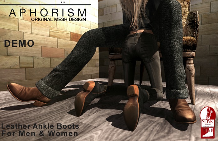 !APHORISM! ROUGH RIDER BOOTS CHARCOAL BOXED