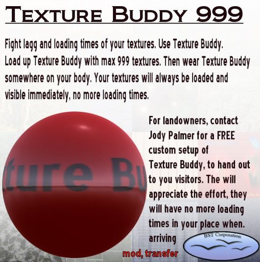 Texture Buddy - 999 - Temporary lowered price