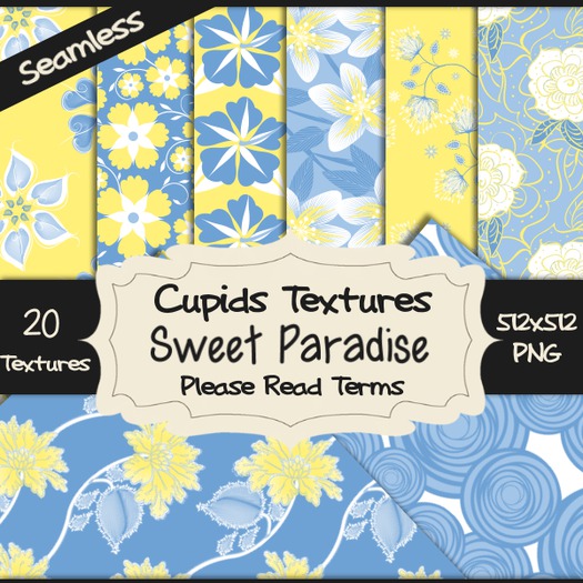 *Cupids Textures * 20 SWEET PARADISE