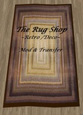 Retro / Deco mesh_2 (Rug) The Rug Shop, Contemporary