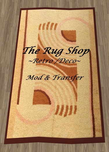 Retro / Deco mesh_4 (Rug) The Rug Shop, Contemporary