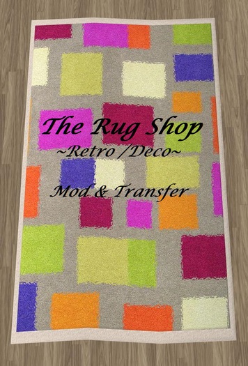 Retro / Deco mesh_12 (Rug) The Rug Shop, Contemporary