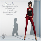 Entice - Move It Outfit - Red