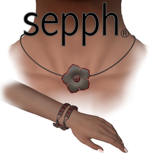 sepph Bracelets & necklace Lotus red silver