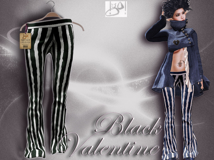 !gO! Valentine pants - Black