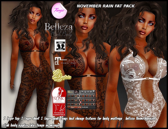 *DAFNIS NOVEMBER RAIN FAT PACK APPLIERS MESH BODY