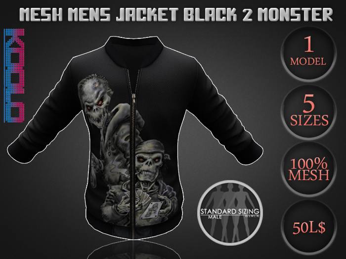 .:*KOOLO*:. MESH Mens Jacket 2 Monster Boxed