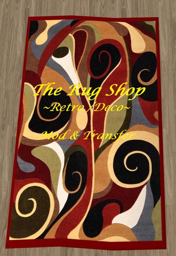 Retro / Deco mesh_17 (Rug) The Rug Shop, Contemporary