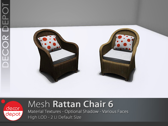 [DD] - FULL PERM  Silla Rattan 6