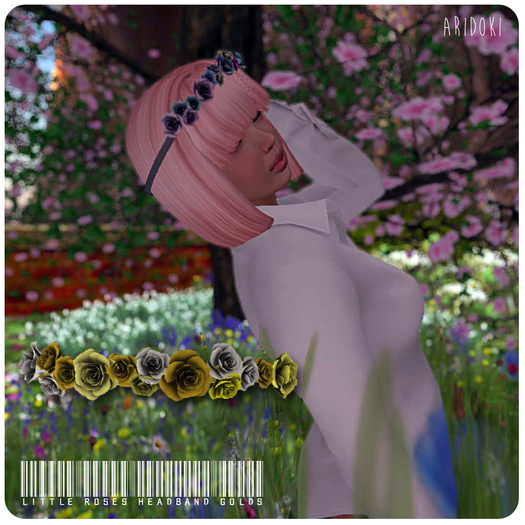 ARIDOKI Little Roses Headband Pastels
