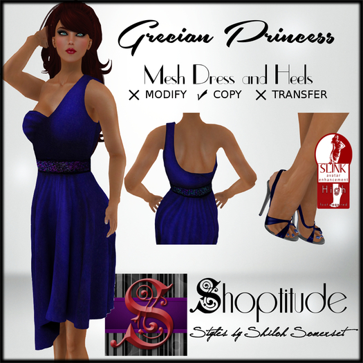 ::Shoptitude:: Grecian Princess {Mesh} DEMO