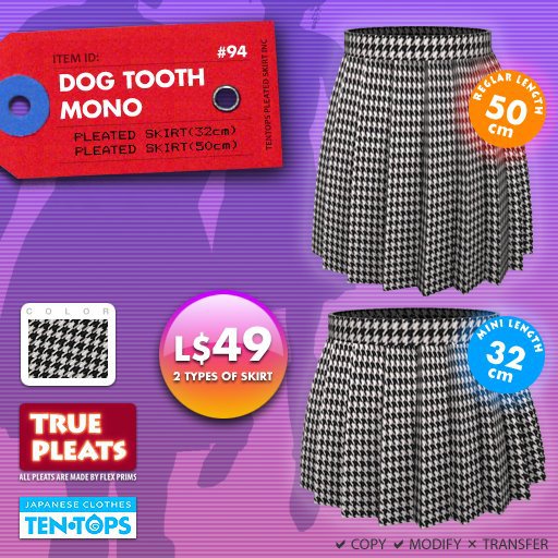 TT TP Dog Tooth Mono