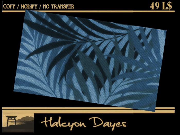 Area Rug - Amazonia - blues CM