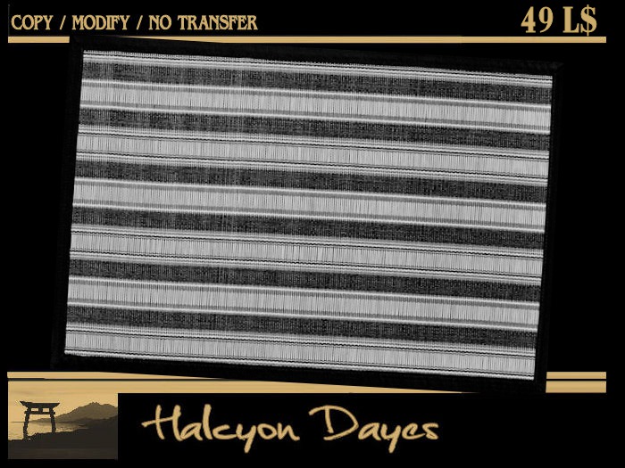 Area Rug - Striped Monochrome CM