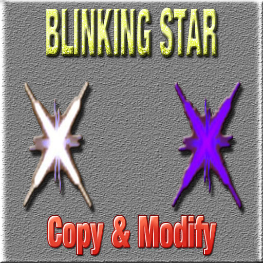 BBD - Animated Blinking Star that color changes!
