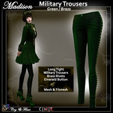 C&F Military Rivet Pants - Green/Brass