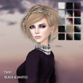 TRUTH HAIR Fynn (Mesh Hair) - black & whites