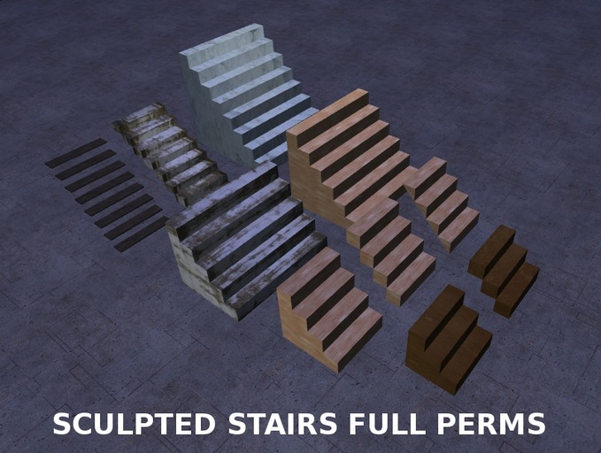 SCULPTED STAIRS FULL PERMS V1.5
