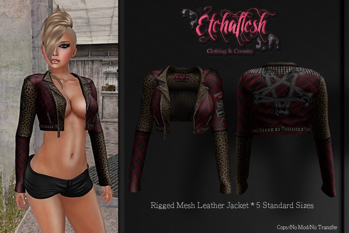 [Etchaflesh] Sheena Punk Leather Jacket