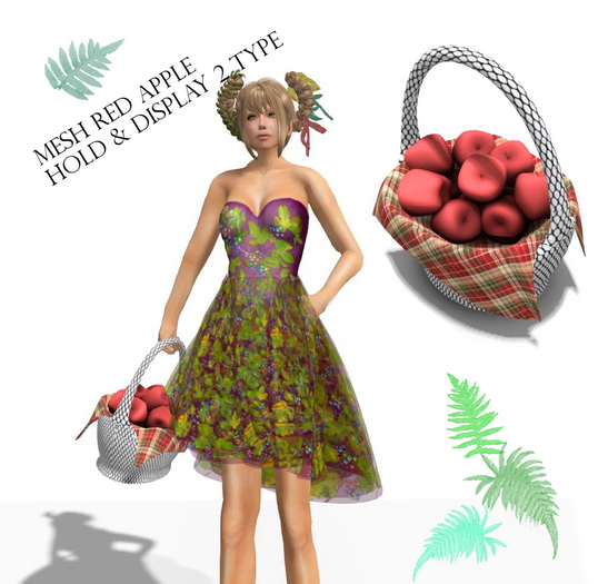 25 Mesh Red Apple Basket Box