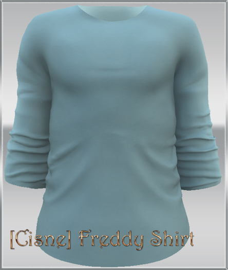 [Cisne] Freddy shirt ~ Light Blue