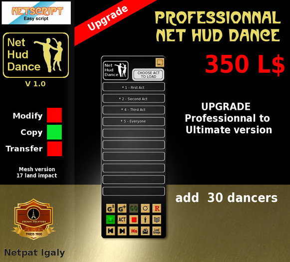 NHD Dance Hud Upgrade (Box)