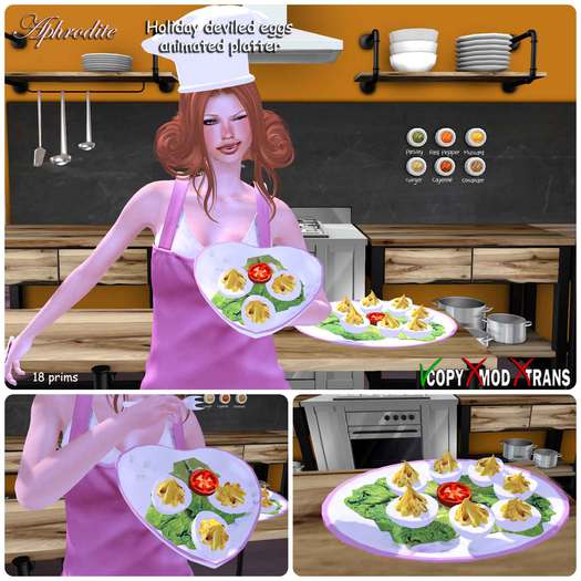 Traditional Easter Food: Deviled Eggs platter